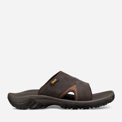 Teva Katavi 2 Slide - Men's Teva Hiking Sandals - Khaki | India (PSBQ27938)